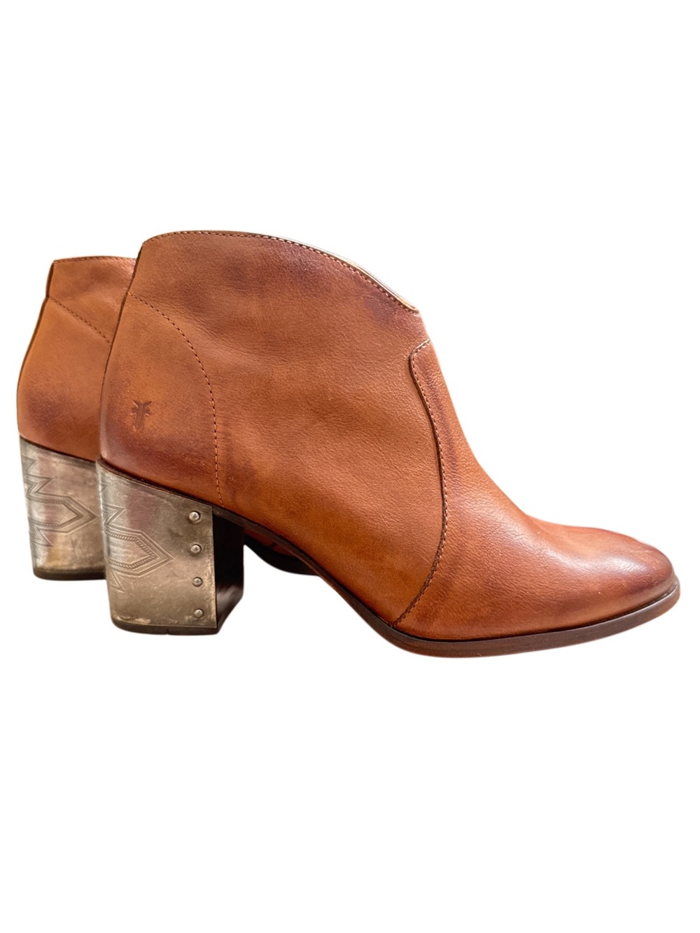 FRYE NORA OMAHA LEATHER SHORT BOOTIE SIZE 8.5